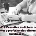 mba executive dictado profesionales docentes