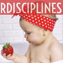strawberries, girl, bebe